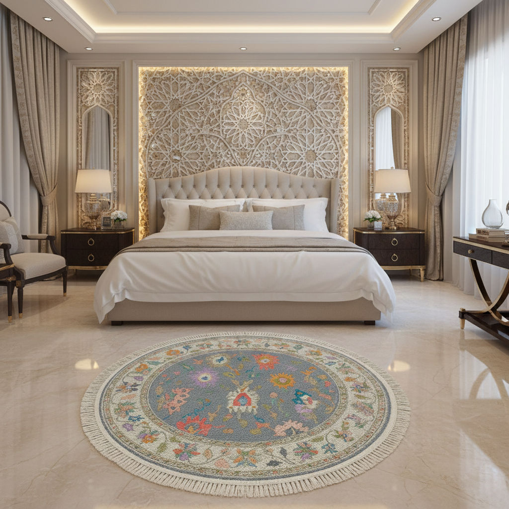 AVELONIA - Hand Knotted Oushak Carpet